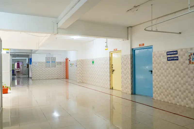 First floor corridor at Sudar Hospital