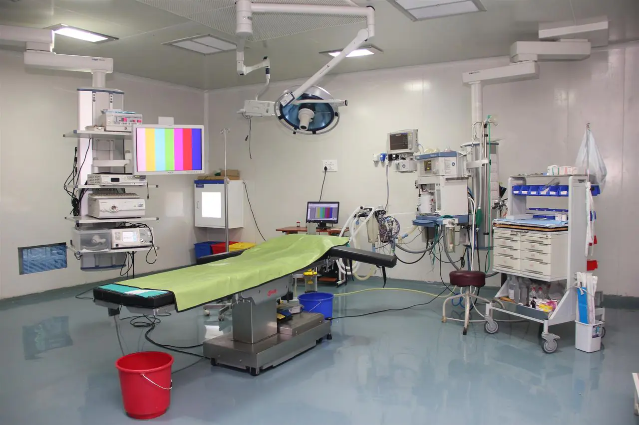 General and laparoscopic surgery theatre at Sudar Hospital