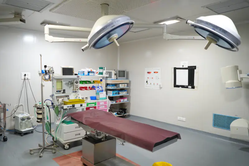 Modular operation theatre at Sudar Hospital