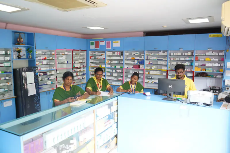 In-house pharmacy at Sudar Hospital